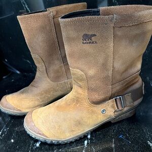 SOREL Slimshortie Elk Grizzly boots 10.5
